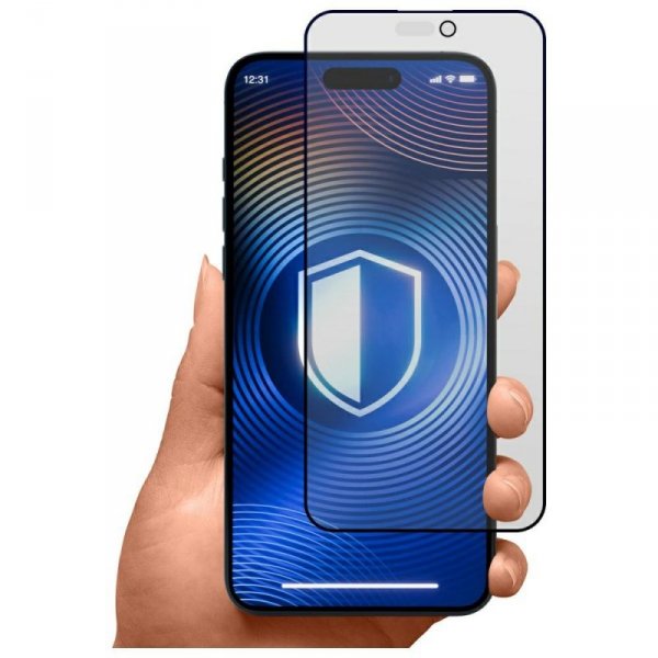 Szkło hartowane 3MK HardGlass Matt Max   do Apple iPhone 16 Pro / 17