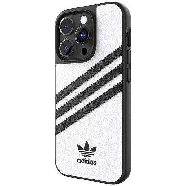 Adidas OR Moulded Case PU iPhone 14 Pro 6,1&quot; biało-czarny/white-black 50190