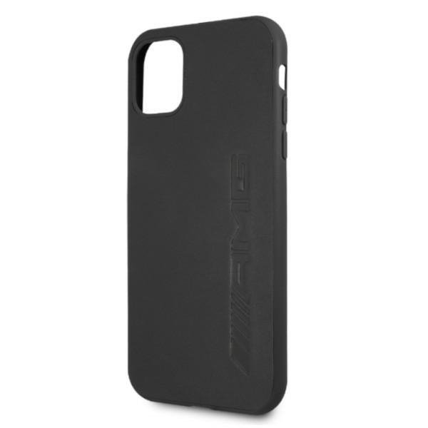 AMG AMHCN61DOLBK iPhone 11 / Xr 6,1&quot; czarny/black hardcase Leather Hot Stamped