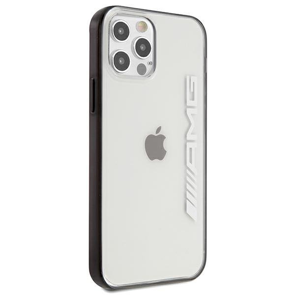 AMG AMHCP12LAESLBK iPhone 12 Pro Max transparent hardcase Metallic Painted
