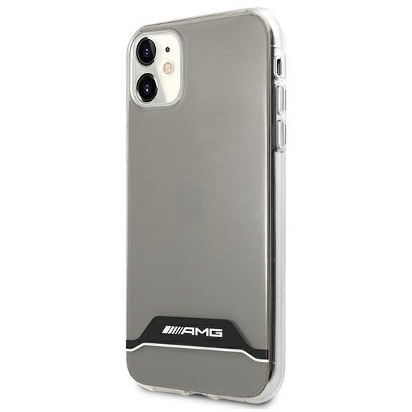 AMG AMHCN61TCBW iPhone 11 / Xr 6,1&quot;przezroczysty/transparent hardcase Electroplate Black&White