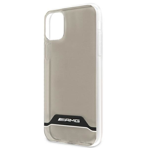 AMG AMHCN61TCBW iPhone 11 / Xr 6,1&quot;przezroczysty/transparent hardcase Electroplate Black&White
