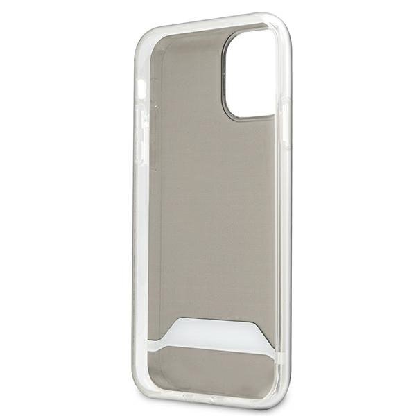 AMG AMHCN61TCBW iPhone 11 / Xr 6,1&quot;przezroczysty/transparent hardcase Electroplate Black&White