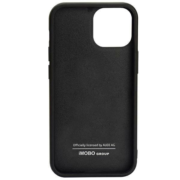 Audi Carbon Fiber Stripe iPhone 12/12 Pro 6.1&quot; czarny/black hardcase AUS-TPUPCIP12P-R8/D1-BK