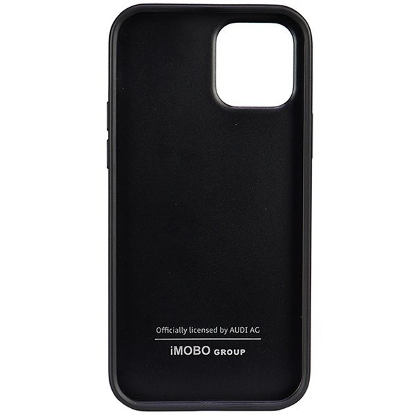 Audi Synthetic Leather iPhone 12/12 Pro 6.1&quot; czarny/black hardcase AU-TPUPCIP12P-TT/D1-BK