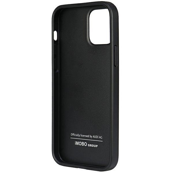 Audi Synthetic Leather iPhone 12/12 Pro 6.1&quot; czarny/black hardcase AU-TPUPCIP12P-TT/D1-BK