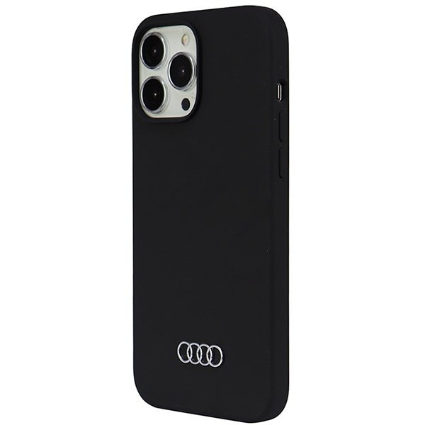 Audi Silicone Case iPhone 13 Pro Max 6.7&quot; czarny/black hardcase AU-LSRIP13PM-Q3/D1-BK