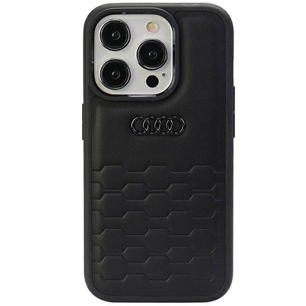 Audi GT Synthetic Leather iPhone 15 Pro6.1&quot;czarny/black hardcase AU-TPUPCIP15P-GT/D2-BK