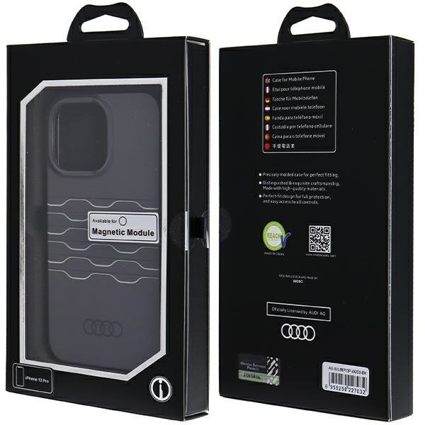 Audi IML MagSafe Case iPhone 13 Pro / 13 6.1&quot; czarny/black hardcase AU-IMLMIP13P-A6/D3-BK