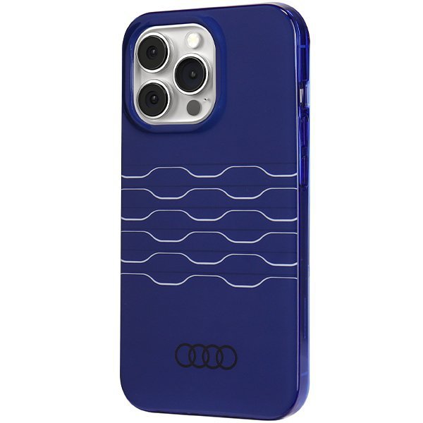 Audi IML MagSafe Case iPhone 13 Pro / 13 6.1&quot; niebieski/navy blue hardcase AU-IMLMIP13P-A6/D3-BE
