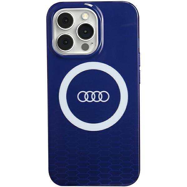 Audi IML Big Logo MagSafe Case iPhone 13 Pro / 13 6.1&quot; niebieski/navy blue hardcase AU-IMLMIP13P-Q5/D2-BE