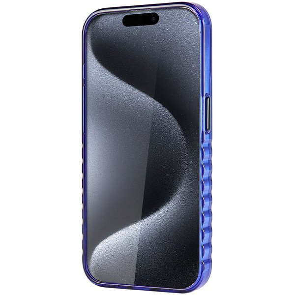 Audi IML Big Logo MagSafe Case iPhone 15 Pro 6.1&quot; niebieski/navy blue hardcase AU-IMLMIP15P-Q5/D2-BE