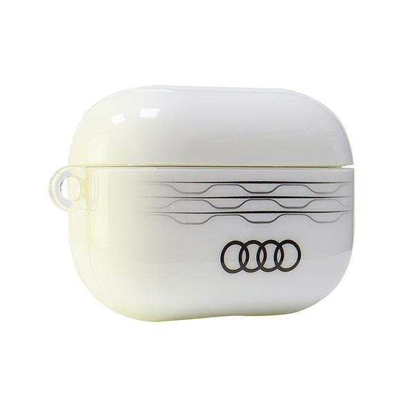 Audi IML Geometric Pattern AirPods Pro 2cover biały/white AU-IMLAPP2-A6/D3-WE