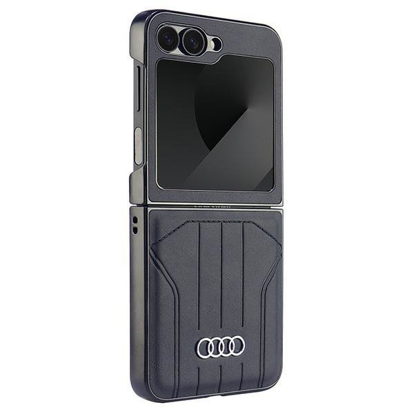 Audi Synthetic Leather MagSafe Z Flip6F741 czarny/black hardcase AU-TPUPCFlip6-Q5/D1-BK
