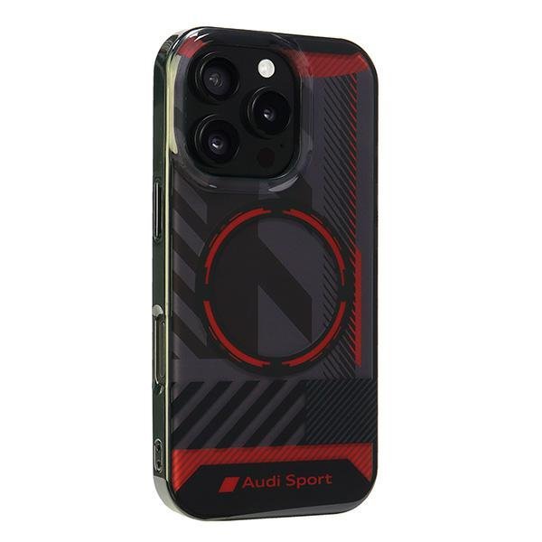Audi IML Sport MagSafe iPhone 16 Pro 6.3&quot; czarny/black hardcase AUS-IMLMIP16P-RSQ/D2-BK