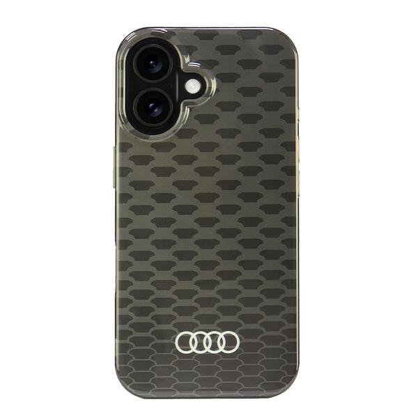 Audi IML Stitching Pattern MagSafeiPhone 16 6.1&quot; czarny/black hardcase AU-IMLMIP16-Q5/D3-BK