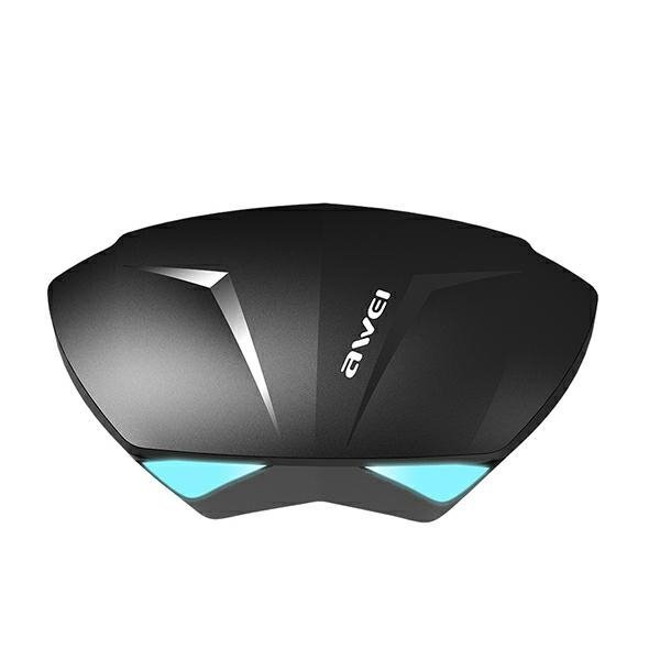 AWEI słuchawki Bluetooth 5.0 T23 TWS+ stacja dokująca gamingowe czarny/black