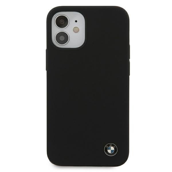 Etui BMW BMHCP12SSILBK iPhone 12 mini5,4&quot; czarny/black hardcase Silicone Signature