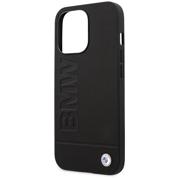 Etui BMW BMHMP14XSLLBK iPhone 14 Pro Max 6,7&quot; czarny/black hardcase Signature Logo Imprint Magsafe