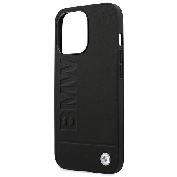 Etui BMW BMHCP14LSLLBK iPhone 14 Pro6,1&quot; czarny/black Leather Stamp