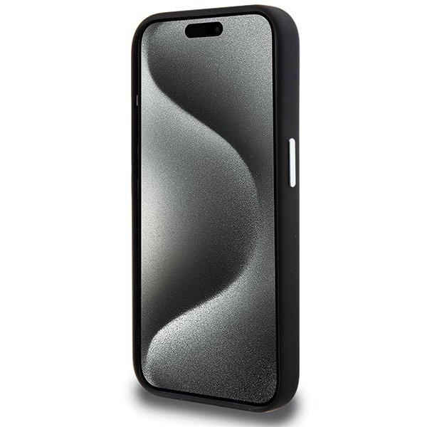 BMW BMHMP15LSILBK2 iPhone 15 Pro 6.1&quot; czarny/black Signature Liquid Silicone MagSafe
