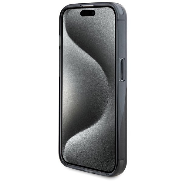 BMW BMHMP15XURSK iPhone 15 Pro Max 6.7&quot; czarny/black hardcase Ring Stand M Collection MagSafe