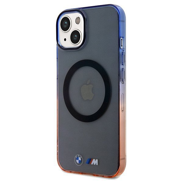 BMW BMHMP15MHTGE iPhone 15 Plus / 14 Plus 6.7&quot; szary/grey hardcase Gradient Bumper MagSafe