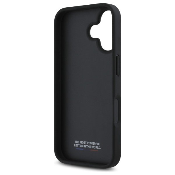 BMW BMHCP16S23PUPVA iPhone 166.1&quot; antracyt/anthracite hardcase M Perforated Tricolor Detail Line