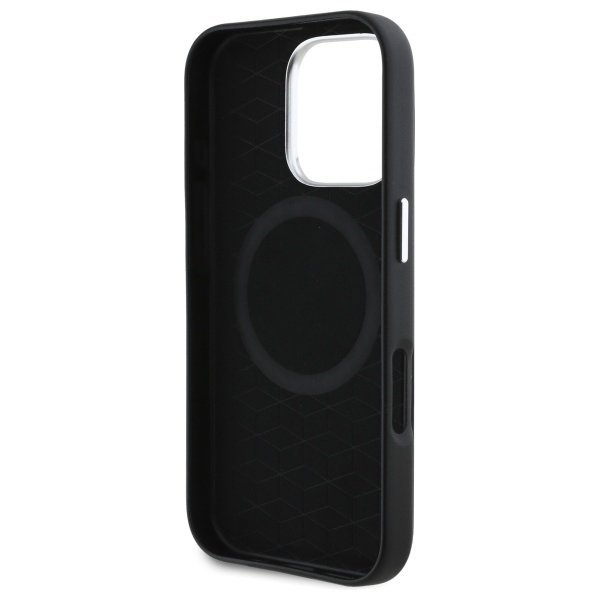 BMW BMHMP16X23PMWK iPhone 16 Pro Max     6.9&quot; czarny/black hardcase M Smooth Full Wrapped Metal MagSafe
