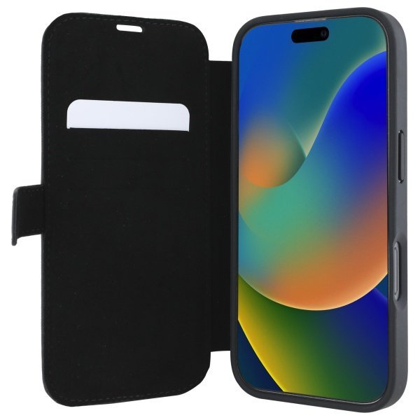 BMW BMBKP16X23RMRLK iPhone 16 Pro Max    6.9&quot; czarny/black bookcase Signature Leather Wordmark