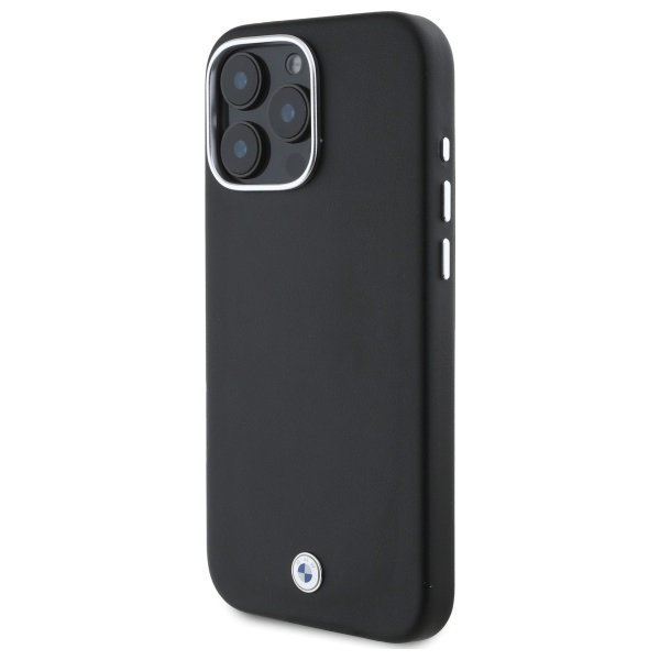BMW BMHMP16L23PUFWK iPhone 16 Pro 6.3&quot;   czarny/black hardcase Sign Full Wrapped Metal MagSafe