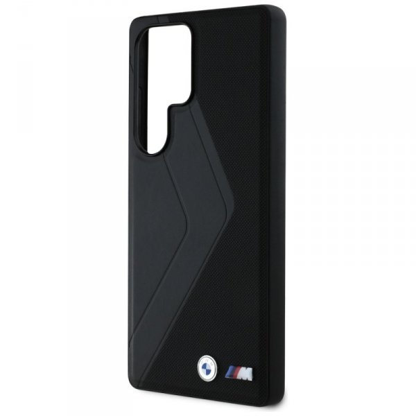 Etui BMW Leather Oversized Stripes       MagSafe do Samsung Galaxy S25 Ultra czarny