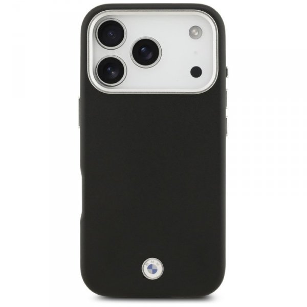 Etui BMW Sign Full Wrapped Metal MagSafe do iPhone 17 Pro czarny