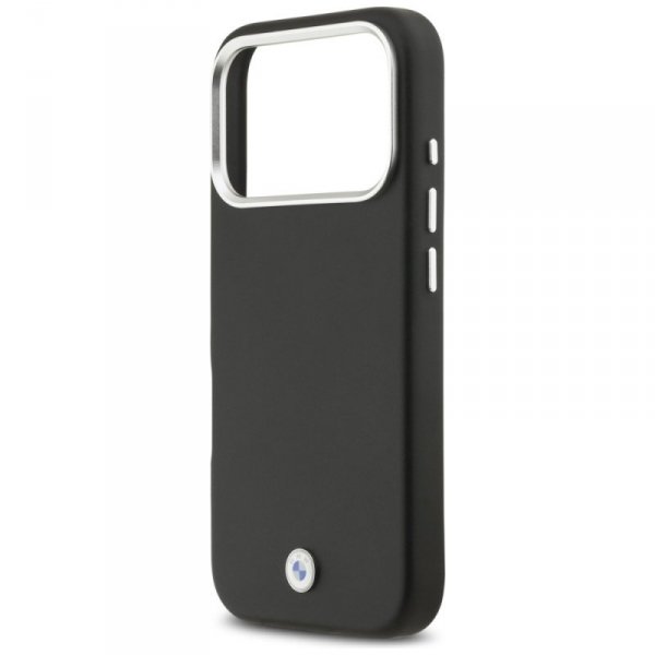 Etui BMW Sign Full Wrapped Metal MagSafe do iPhone 17 Pro czarny