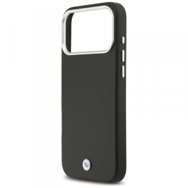 Etui BMW Sign Full Wrapped Metal MagSafe do iPhone 17 Pro Max czarny