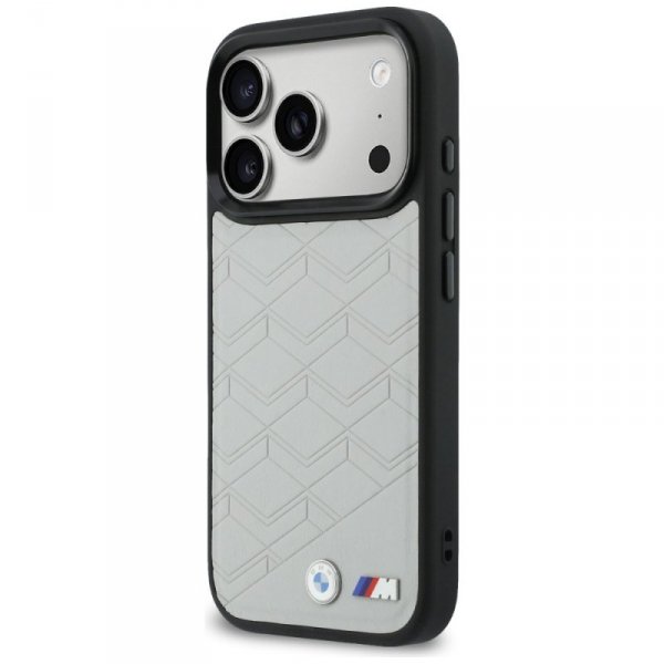 Etui BMW M Shape Logo MagSafe do iPhone  17 Pro Max szary