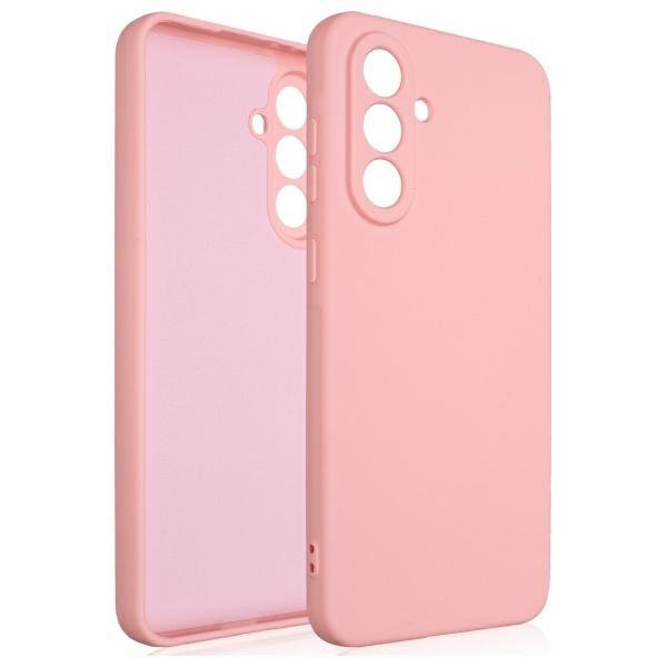 Etui Beline Silicone do Samsung A56 5G   różowo-złoty