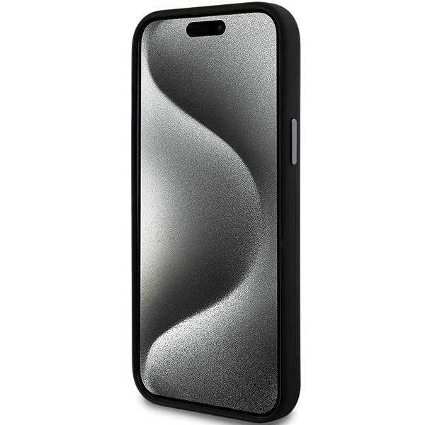 DKNY DKHCP15MSMCBSK iPhone 15 Plus / 14Plus 6.7&quot; czarny/black hardcase Liquid Silicone Metal Logo