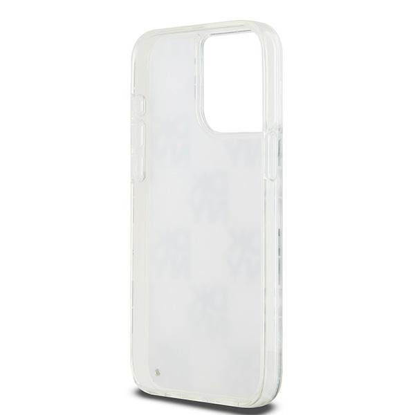 DKNY DKHCP15XLCPEPT iPhone 15 Pro Max 6.7&quot; biały/white hardcase Liquid Glitter Multilogo