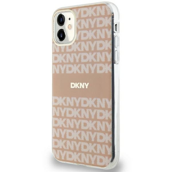 DKNY DKHMN61HRHSEP iPhone 11 / Xr6.1&quot; różowy/pink hardcase IML Mono & Stripe MagSafe