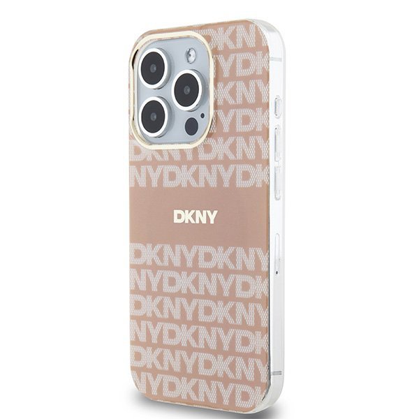 DKNY DKHMP13XHRHSEP iPhone 13 Pro Max6.7&quot; różowy/pink hardcase IML Mono & Stripe MagSafe