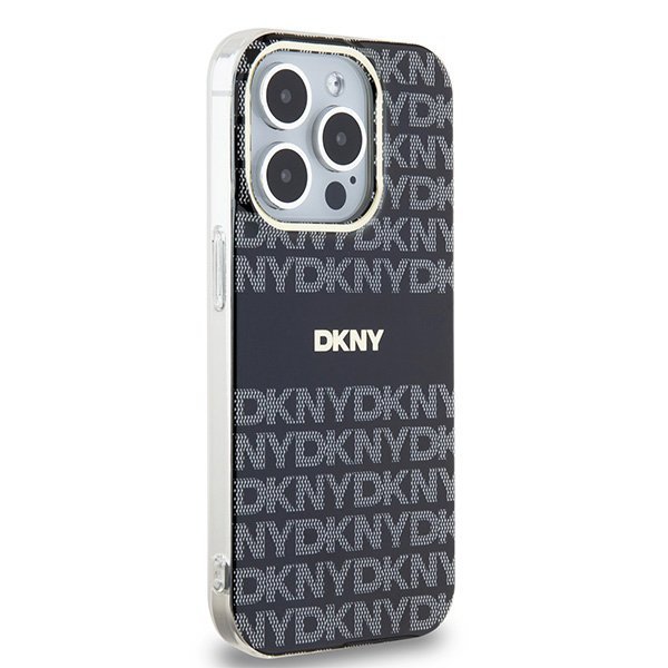 DKNY DKHMP14XHRHSEK iPhone 14 Pro Max6.7&quot; czarny/black hardcase IML Mono & Stripe MagSafe