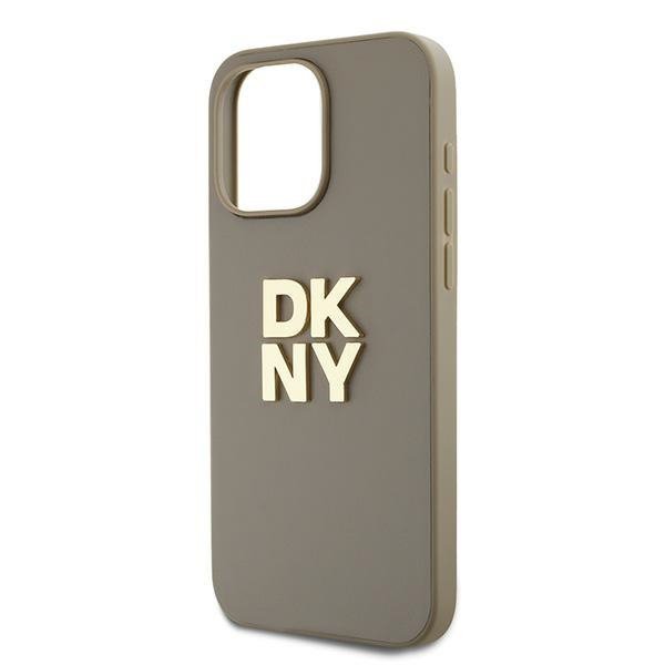 DKNY DKHCP15LPBSWSE iPhone 15 Pro 6.1&quot;beżowy/beige hardcase Wrist Strap Stock Logo