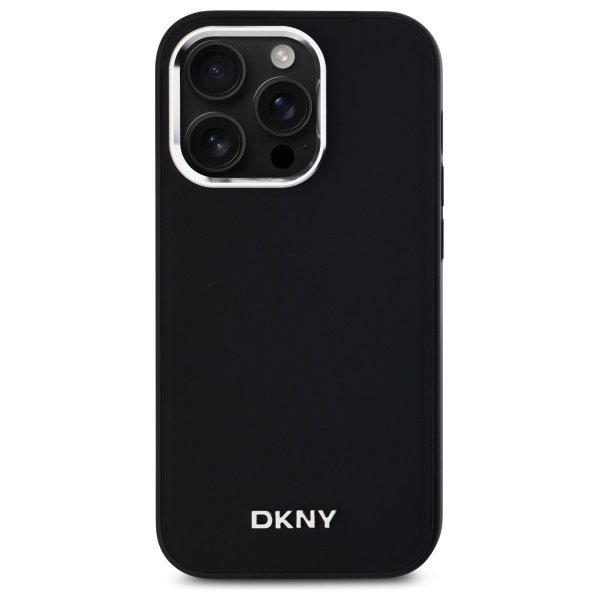 DKNY DKHMP14LPSCMCLK iPhone 14 Pro6.1&quot; czarny/black hardcase Plain Logo MagSafe
