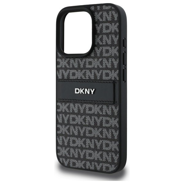 DKNY DKHCP16XPRTHSLK iPhone 16 Pro Max 6.9&quot; czarny/black hardcase Texture Pattern Tonal Stripe