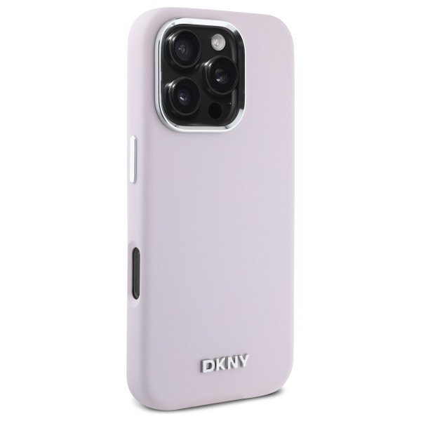 DKNY DKHMP16XSMCHLP iPhone 16 Pro Max    6.9&quot; różowy/pink hardcase Liquid Silicone Small Metal Logo MagSafe