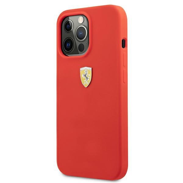 Ferrari FESSIHCP13XRE iPhone 13 Pro Max 6,7&quot; czerwony/red hardcase Silicone