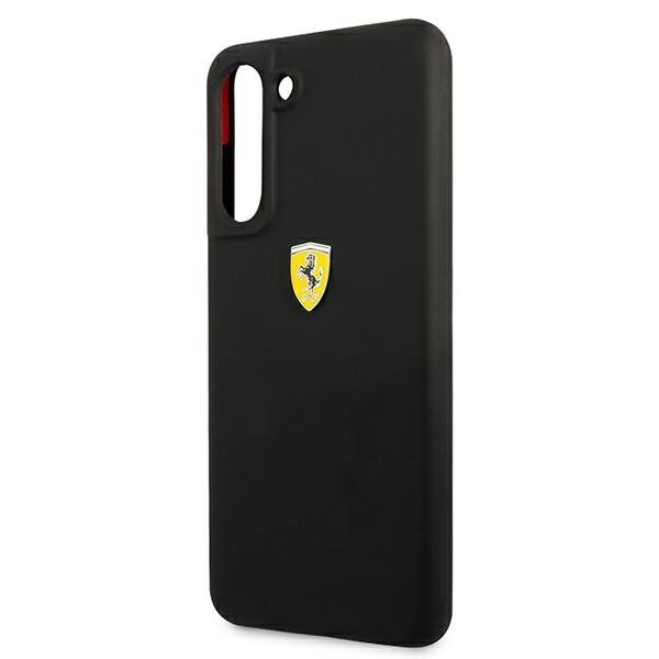 Ferrari Hardcase FESSIHCS21FBK S21 FEG990 czarny/black Silicone