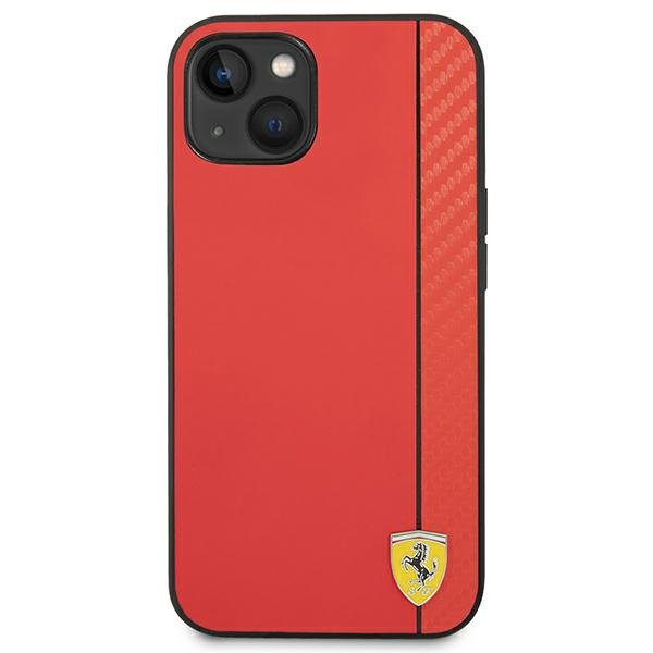 Ferrari FEHCP14MAXRE iPhone 14 Plus / 15 Plus 6.7&quot; czerwony/red hardcase Carbon