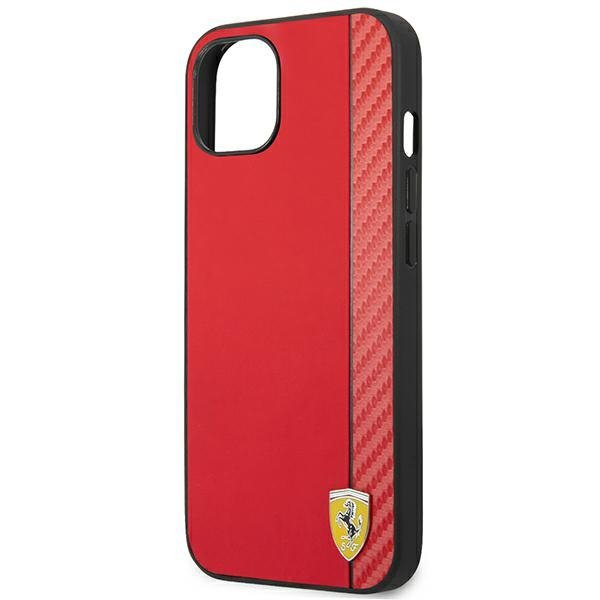 Ferrari FEHCP14MAXRE iPhone 14 Plus / 15 Plus 6.7&quot; czerwony/red hardcase Carbon